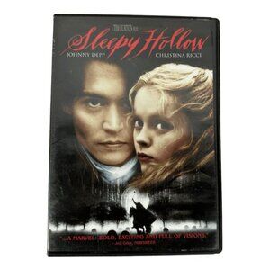 Sleepy Hollow DVD Rated R Widescreen Paramount 1999 Johnny Depp Christina Ricci